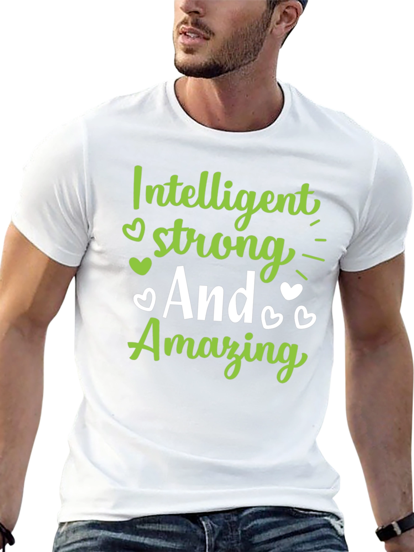 Intelligent Strong and Amazing Graphic Tee