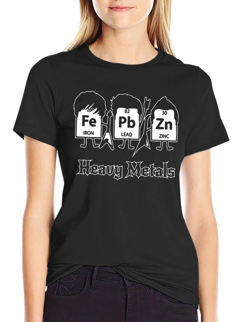 Heavy Metals Periodic Table Graphic Tee - Black