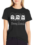 Heavy Metals Periodic Table Graphic Tee - Black