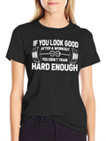 Workout Motivation T-Shirt - Train Hard!