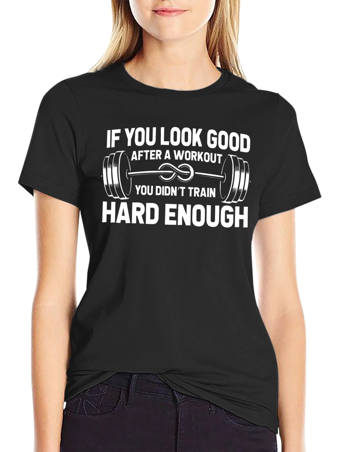 Workout Motivation T-Shirt - Train Hard!