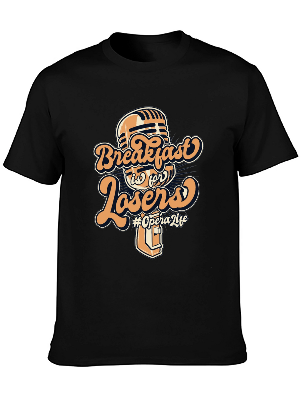 Breakfast is for Losers Graphic T-Shirt