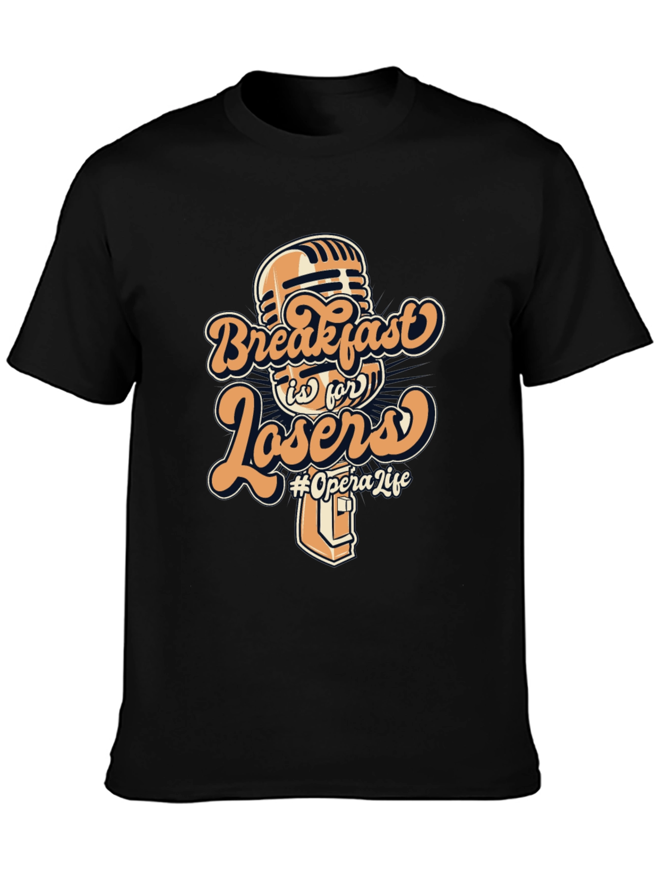 Breakfast is for Losers Graphic T-Shirt