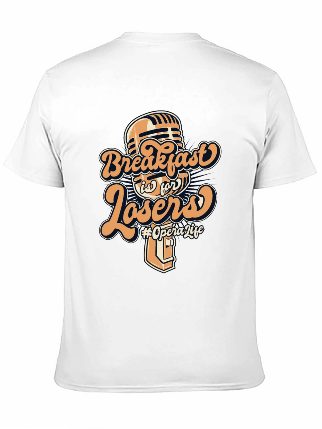 Breakfast is for Losers Graphic T-Shirt