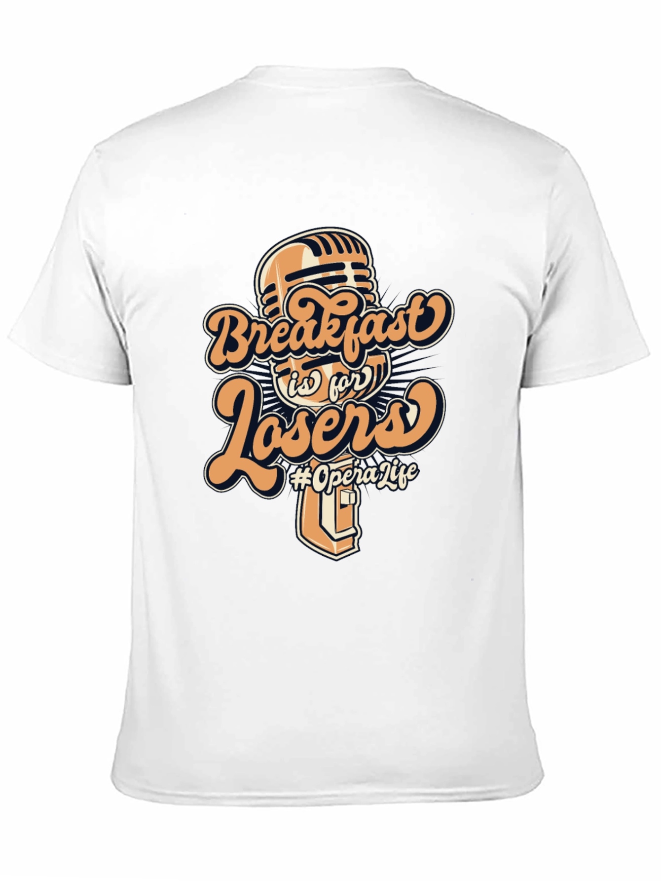 Breakfast is for Losers Graphic T-Shirt
