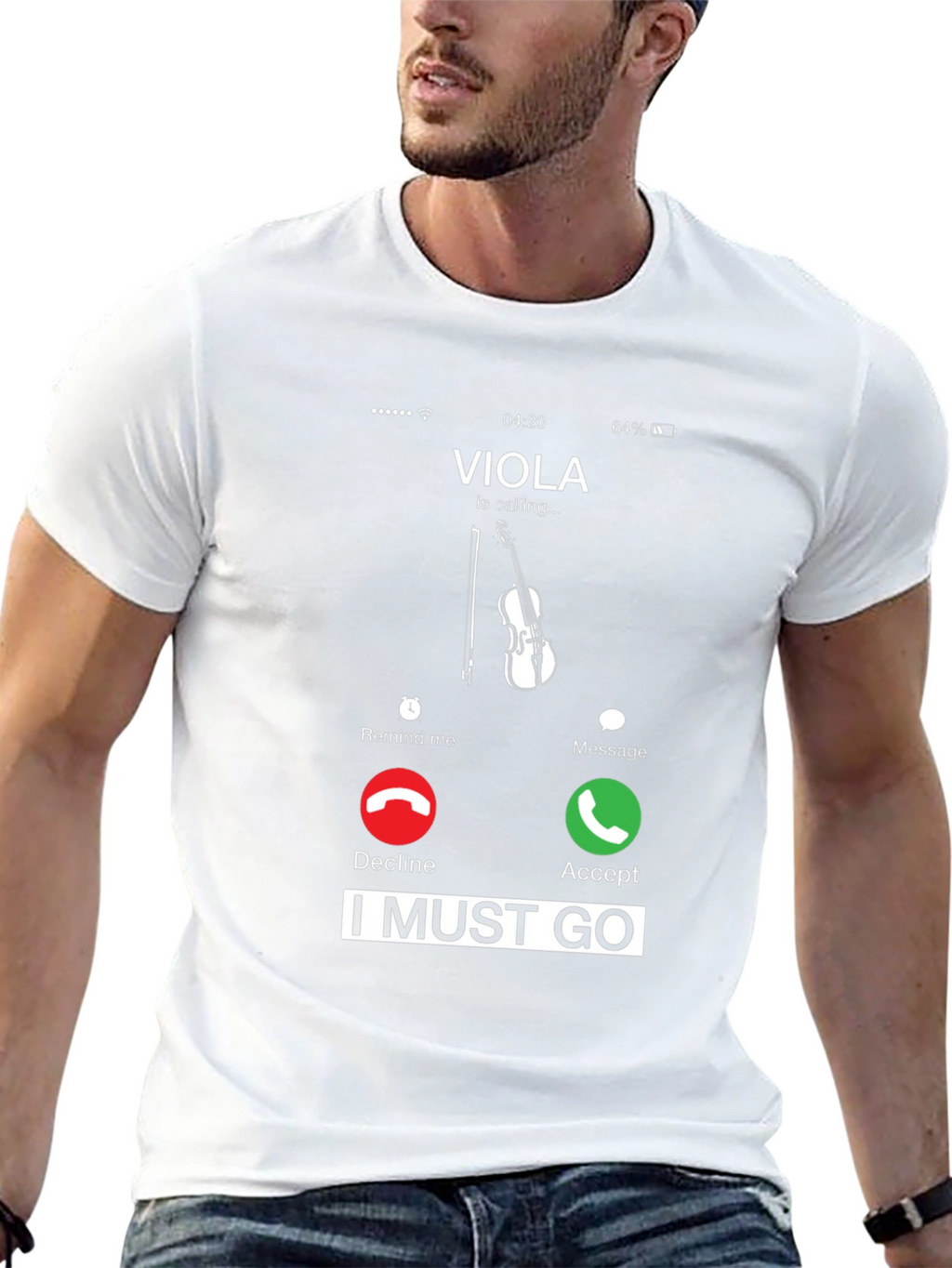 Viola Calling T-Shirt - I Must Go!