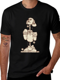 Deconstructed Man Graphic Tee - Black