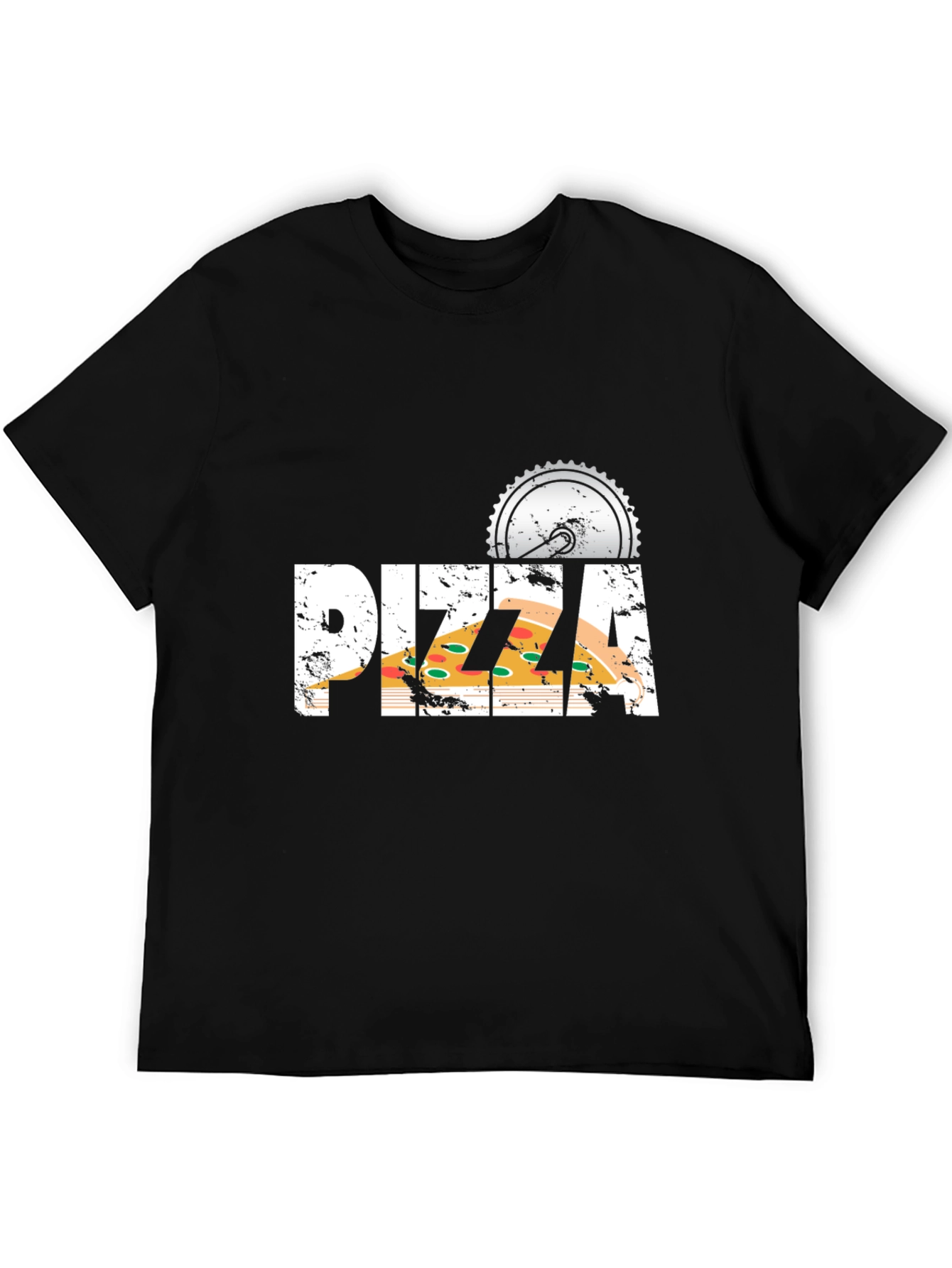 Pizza Cutter T-Shirt - Novelty Food Tee