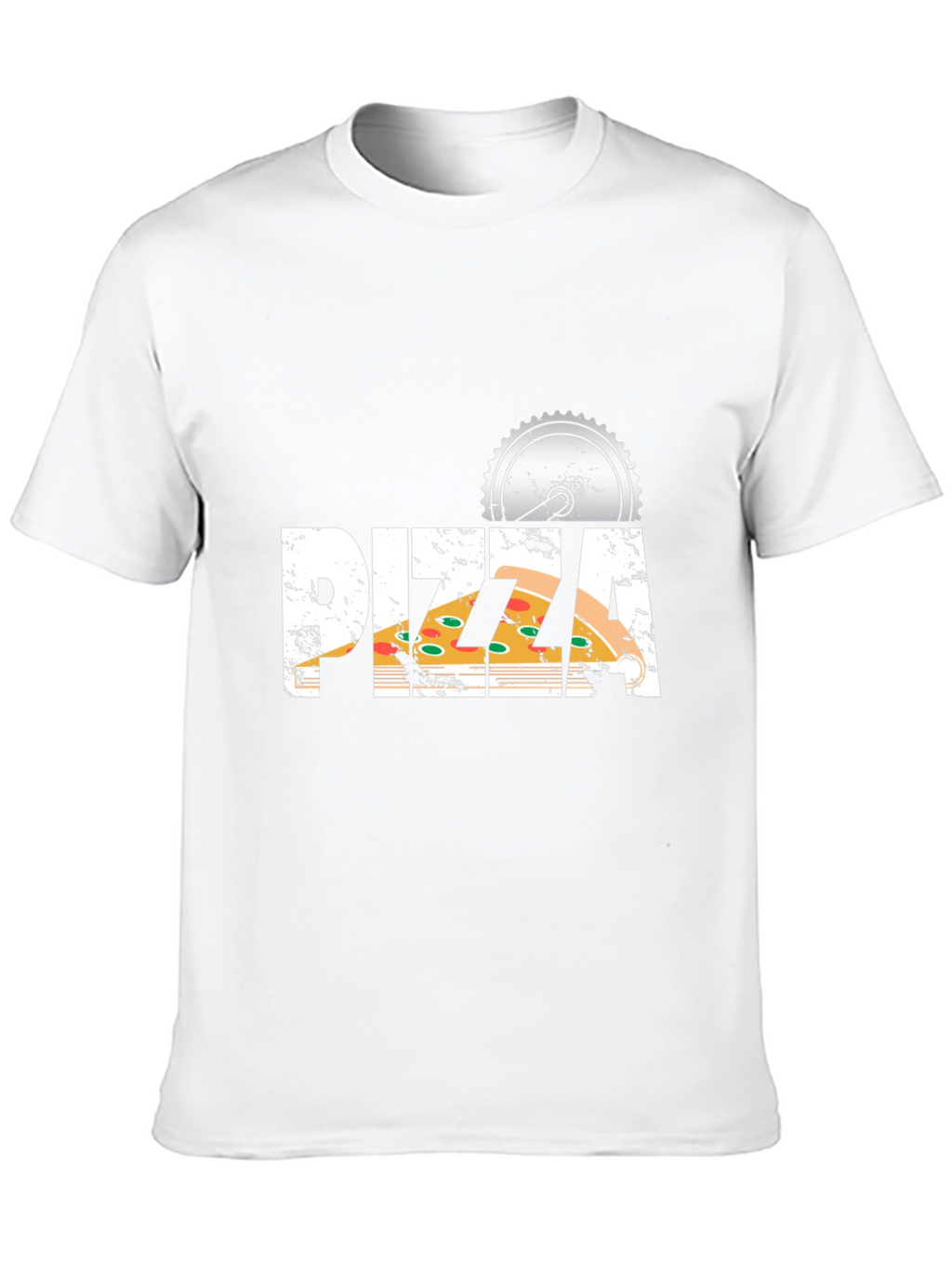 Pizza Cutter T-Shirt - Novelty Food Tee