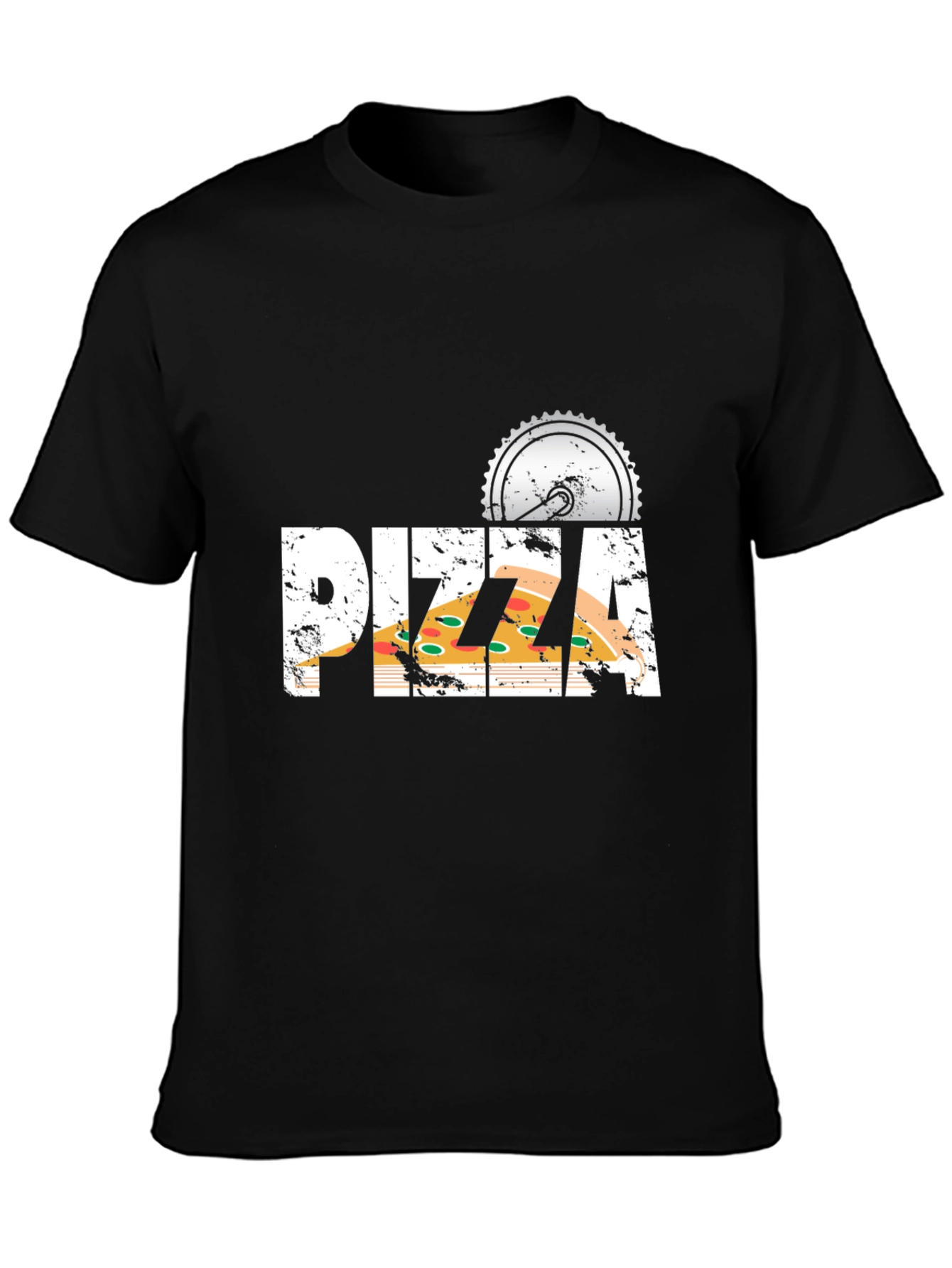 Pizza Cutter T-Shirt - Novelty Food Tee
