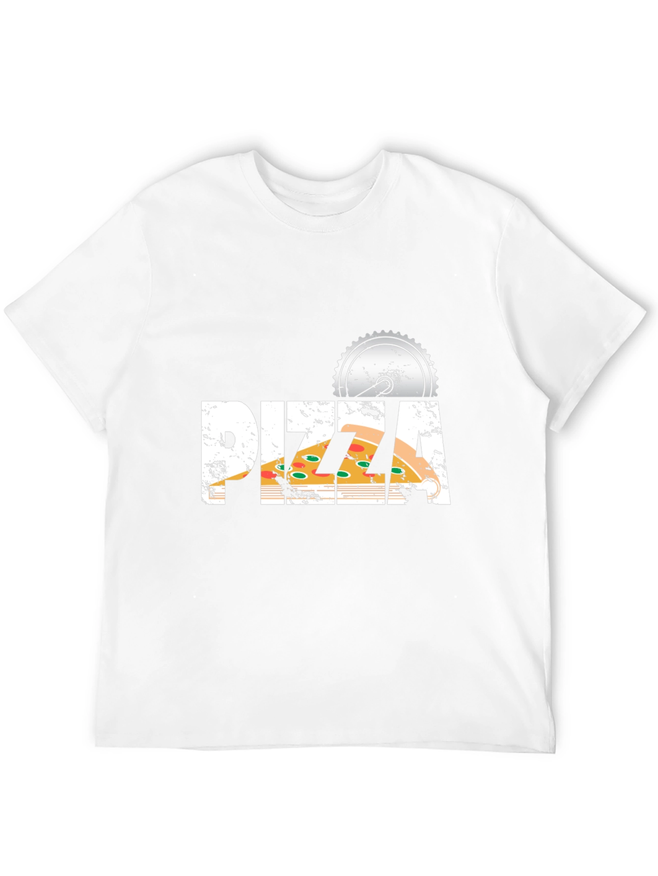 Pizza Cutter T-Shirt - Novelty Food Tee
