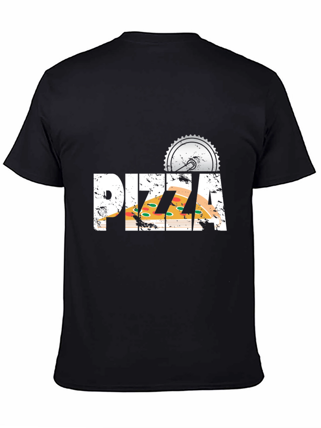 Pizza Cutter T-Shirt - Novelty Food Tee