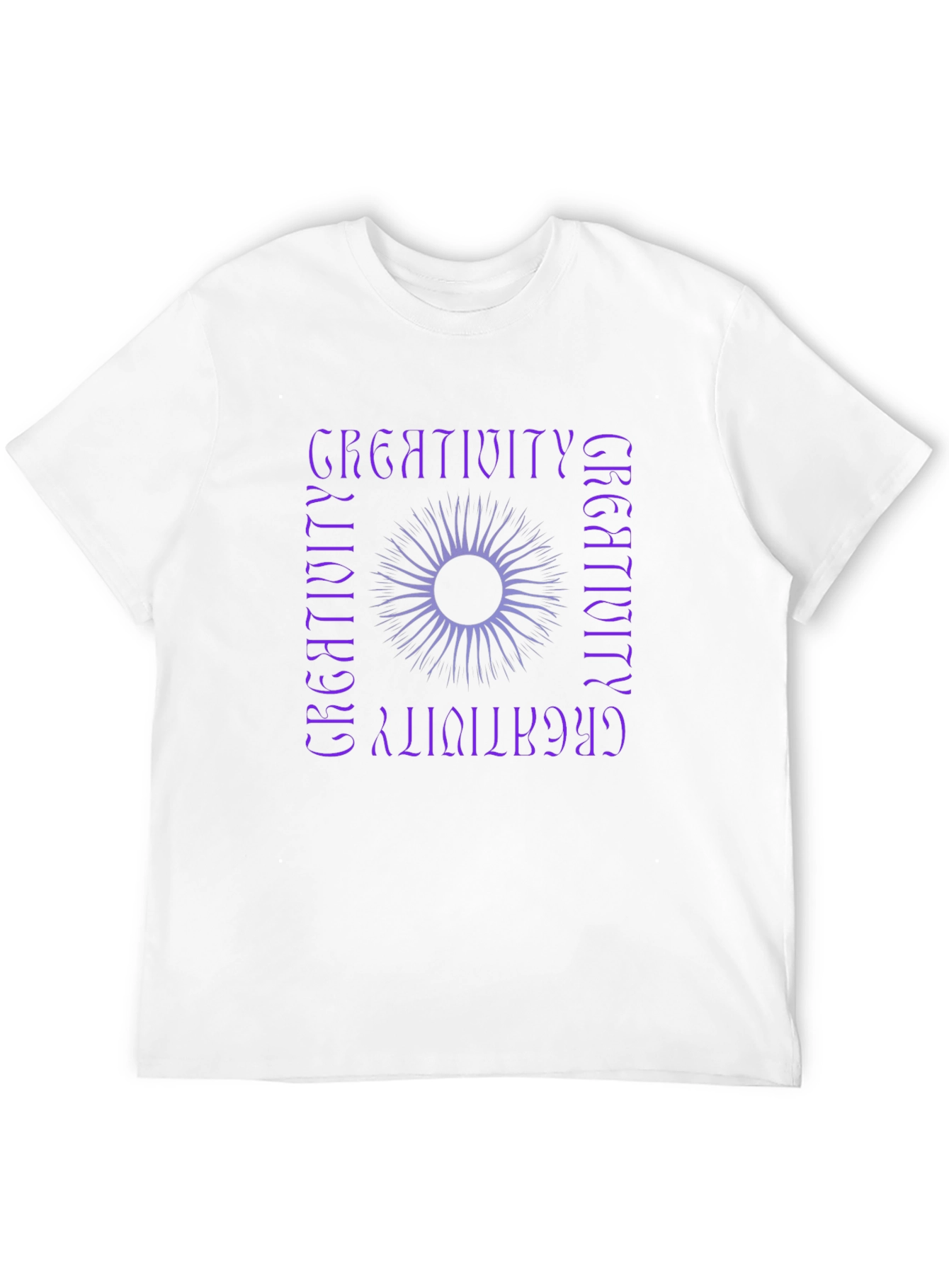 Creativity Graphic Tee - Stylish Black T-Shirt