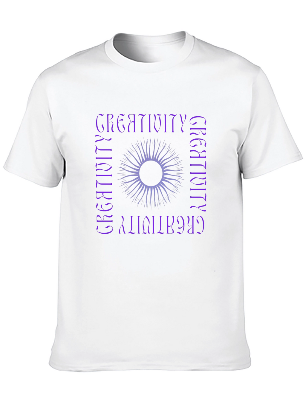 Creativity Graphic Tee - Stylish Black T-Shirt