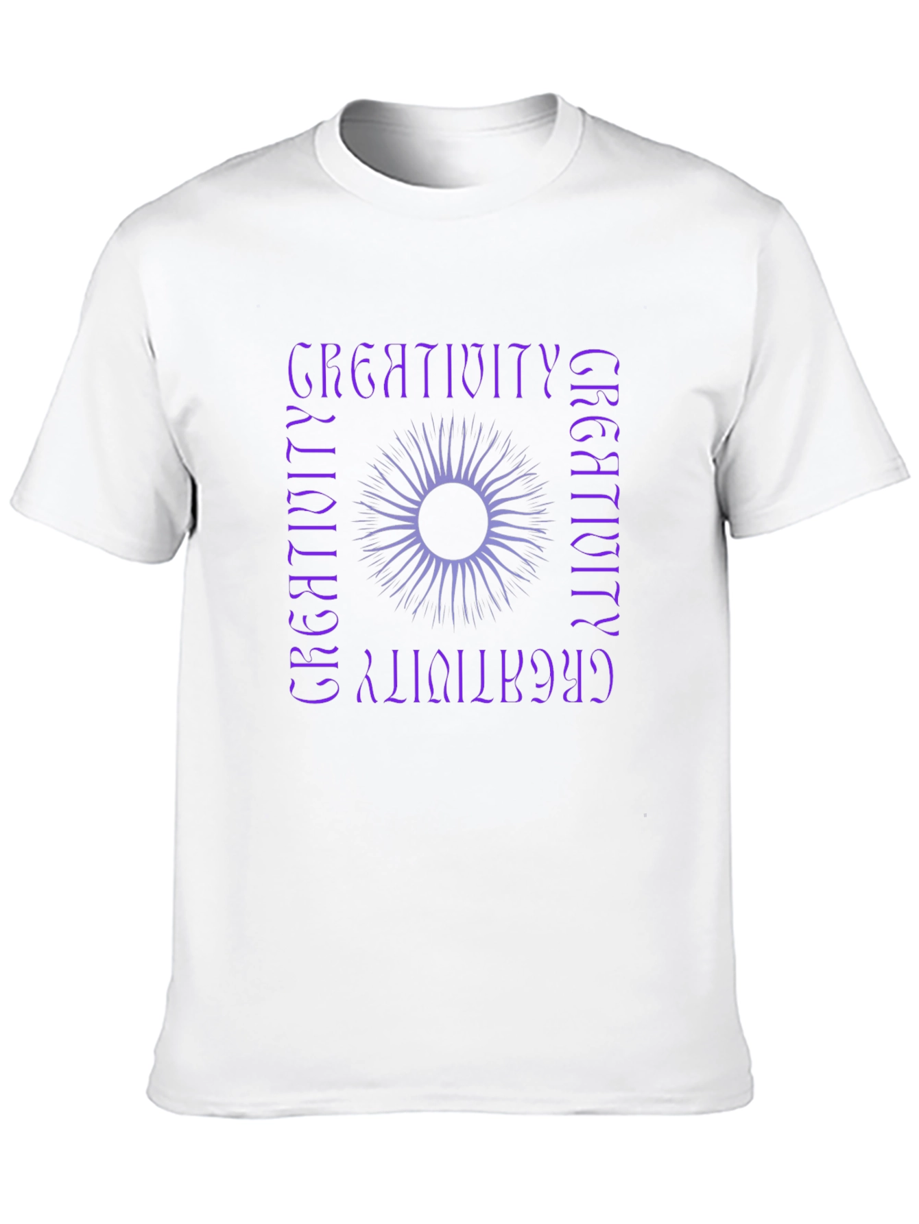 Creativity Graphic Tee - Stylish Black T-Shirt