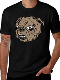 Bulldog Graphic Tee - Fierce Dog Lover Shirt