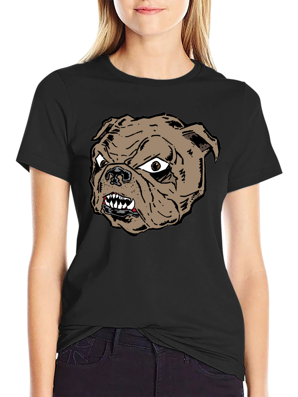 Bulldog Graphic Tee - Fierce Dog Lover Shirt