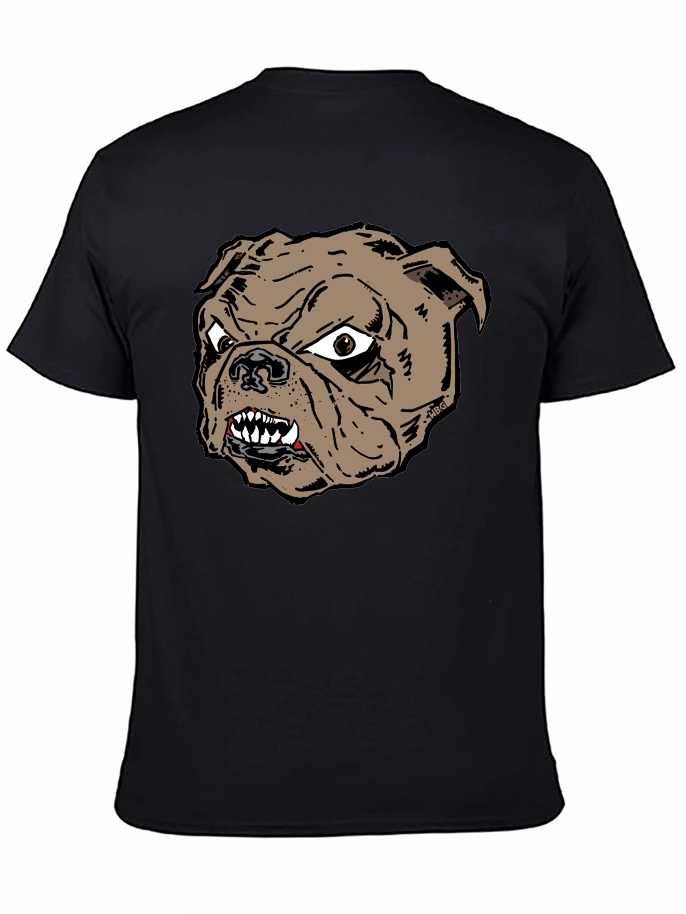 Bulldog Graphic Tee - Fierce Dog Lover Shirt