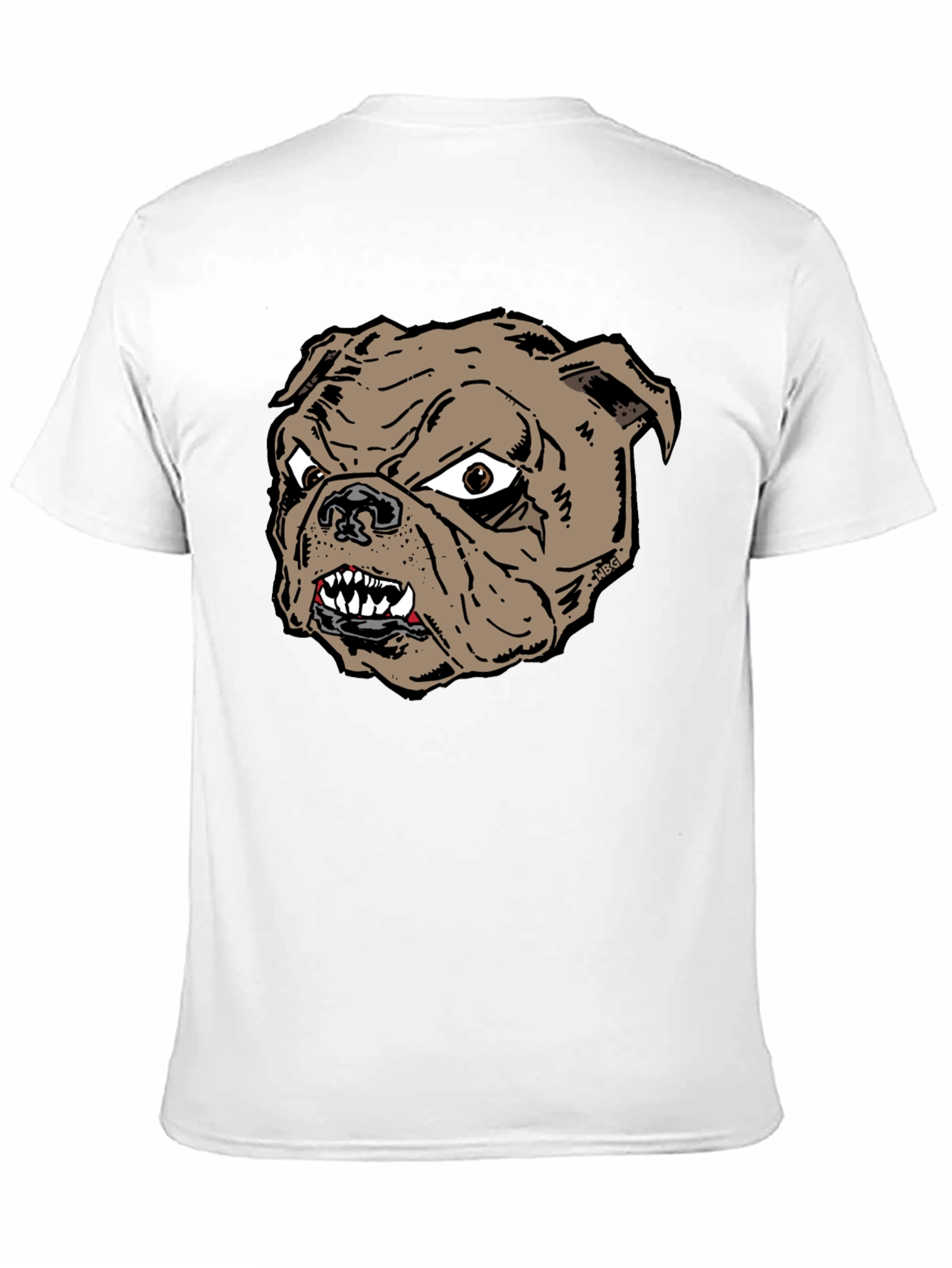 Bulldog Graphic Tee - Fierce Dog Lover Shirt