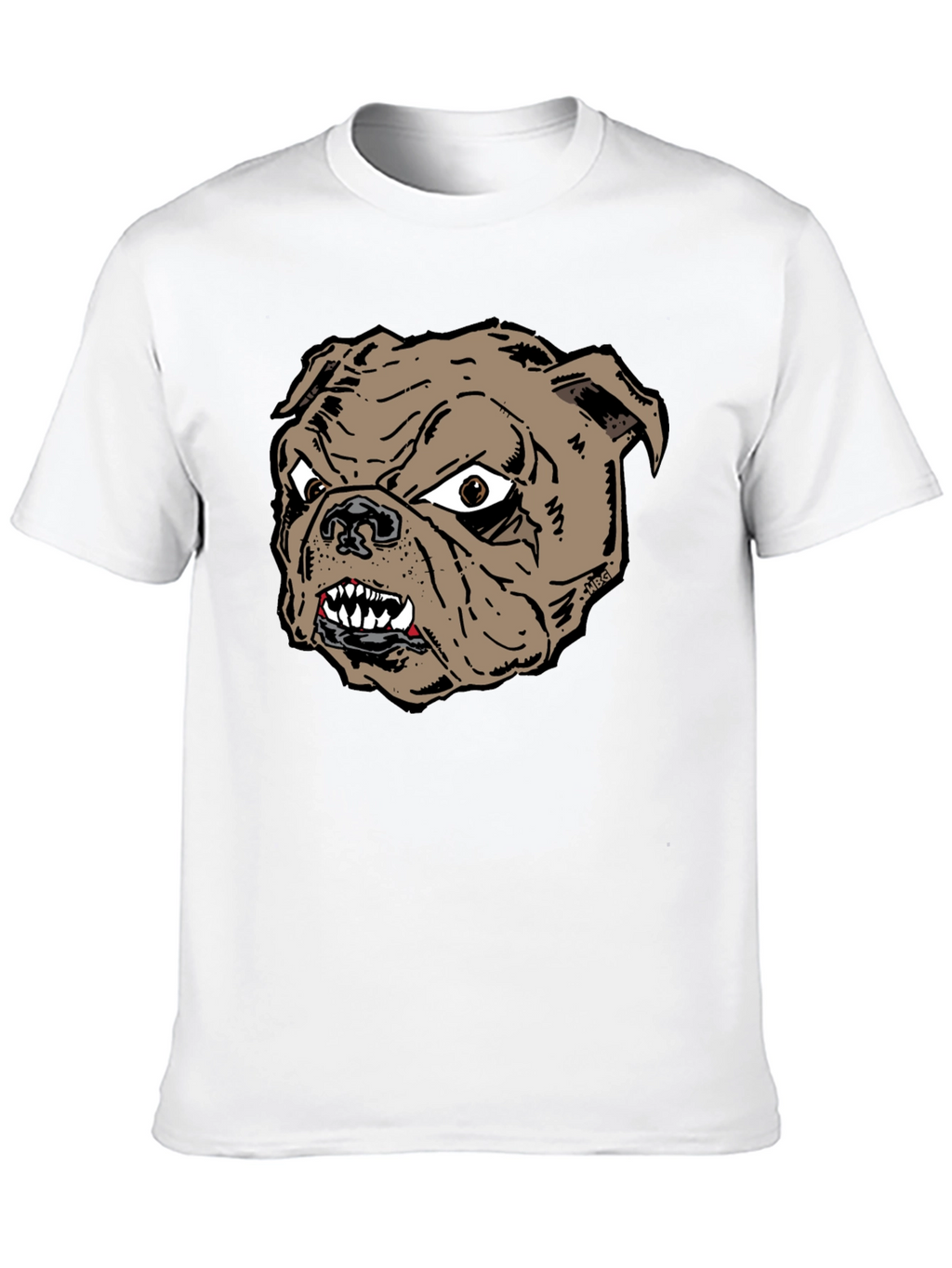 Bulldog Graphic Tee - Fierce Dog Lover Shirt