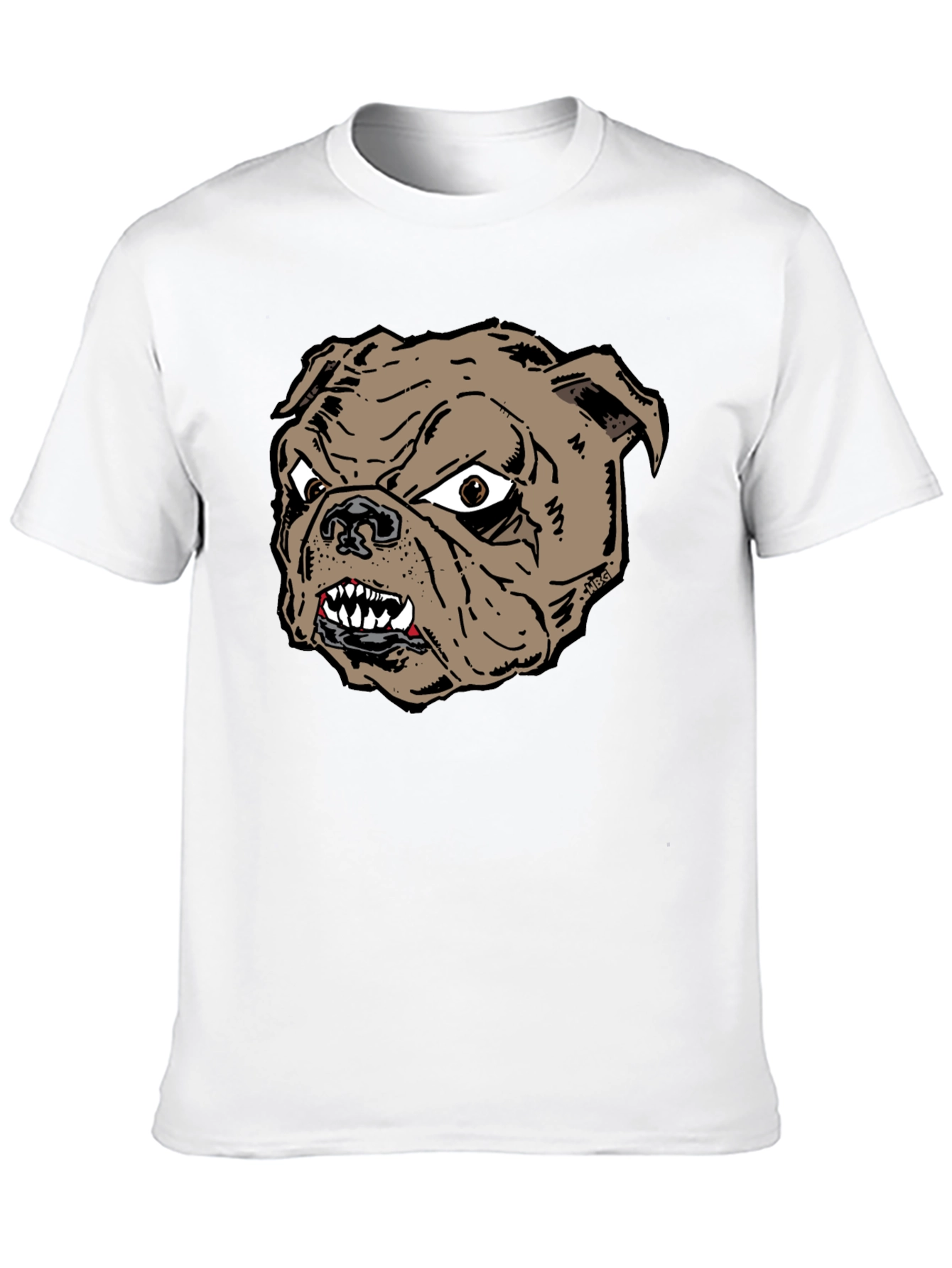 Bulldog Graphic Tee - Fierce Dog Lover Shirt