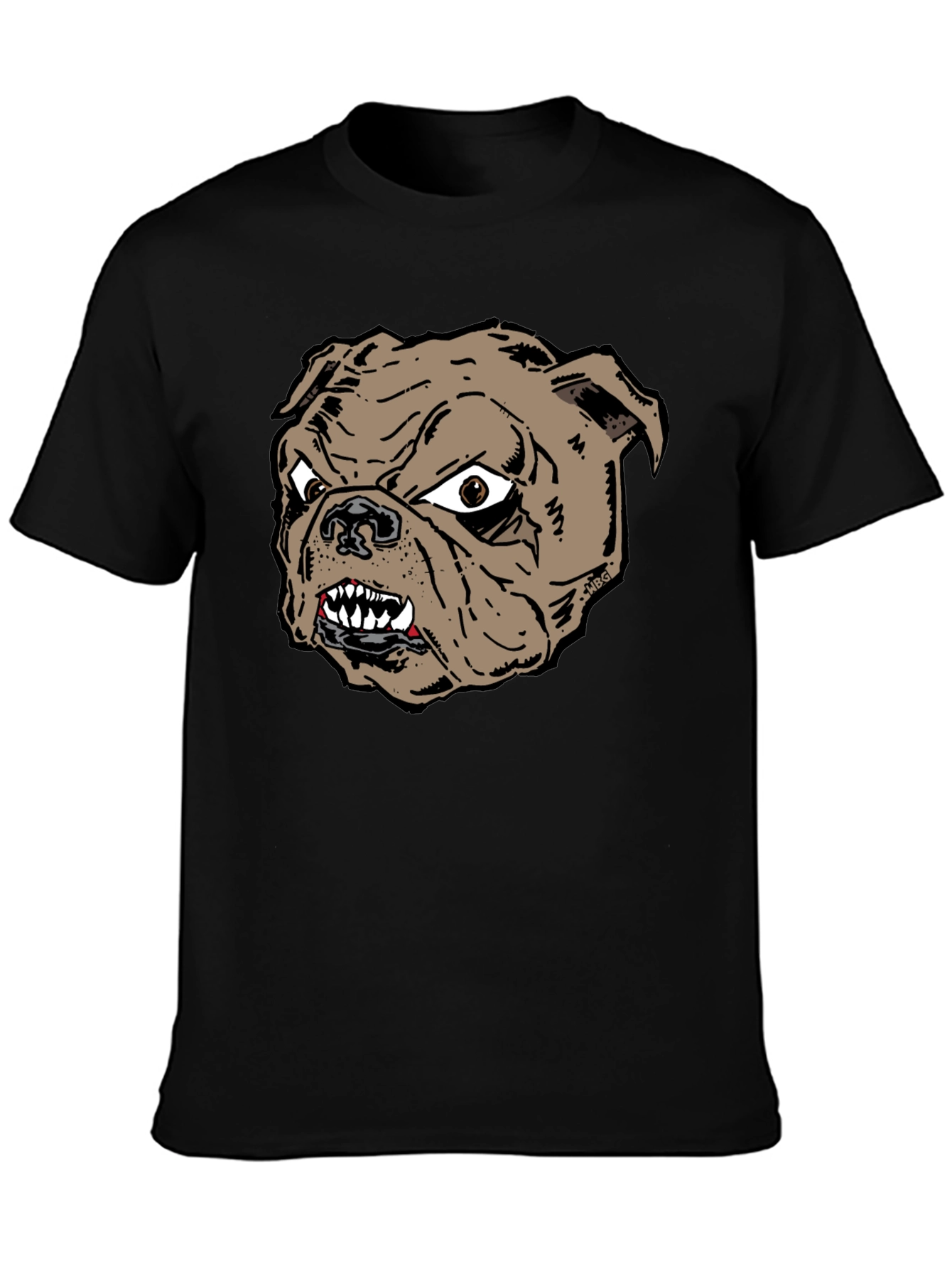 Bulldog Graphic Tee - Fierce Dog Lover Shirt