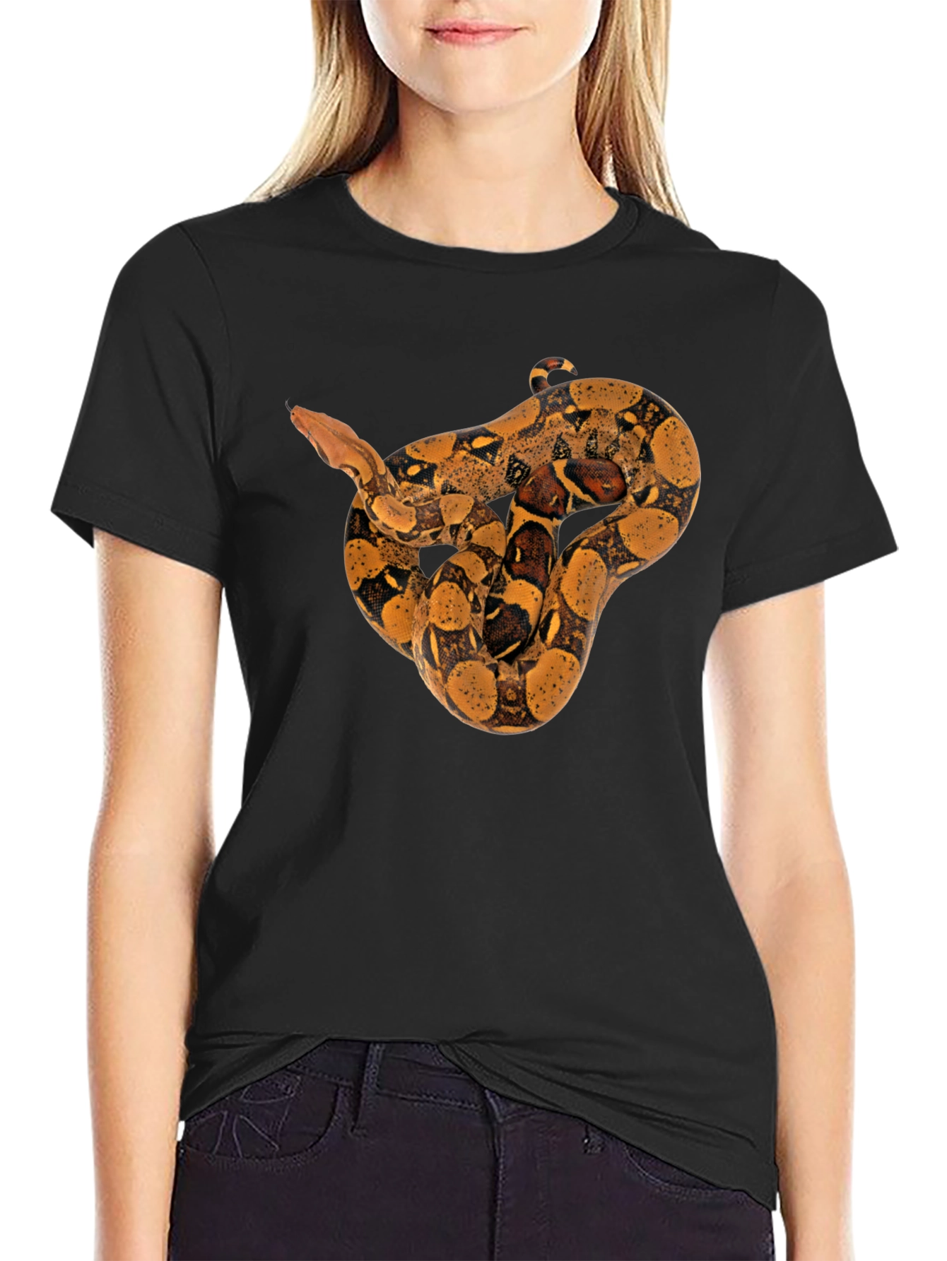 Cool Snake Graphic Tee - Unique Reptile Design!
