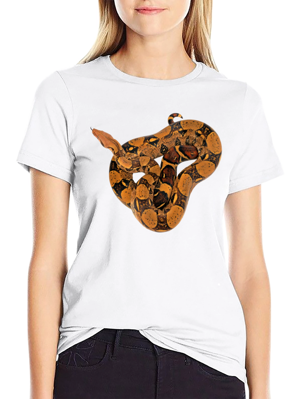 Cool Snake Graphic Tee - Unique Reptile Design!