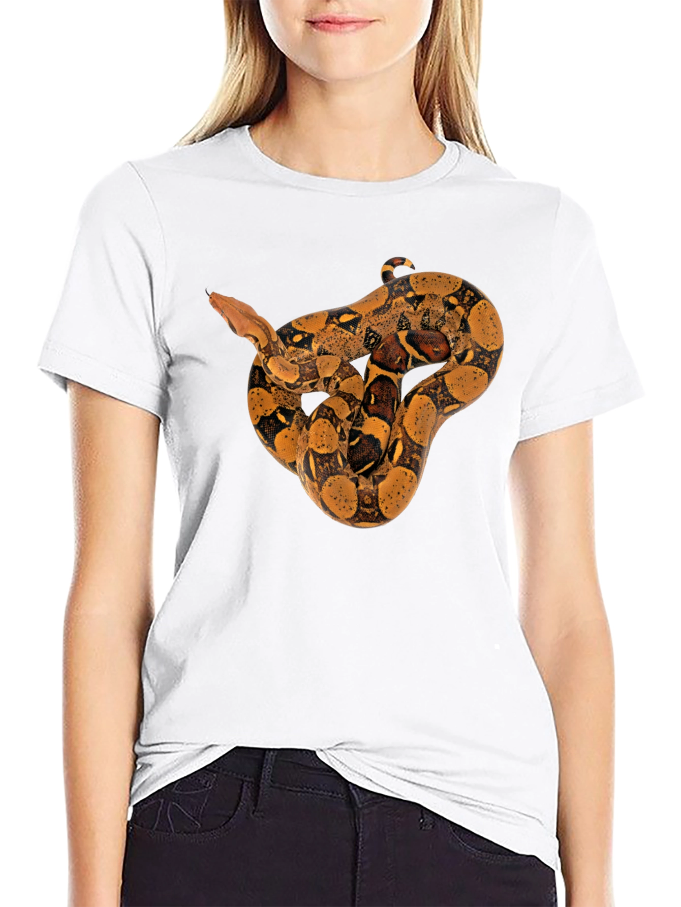 Cool Snake Graphic Tee - Unique Reptile Design!