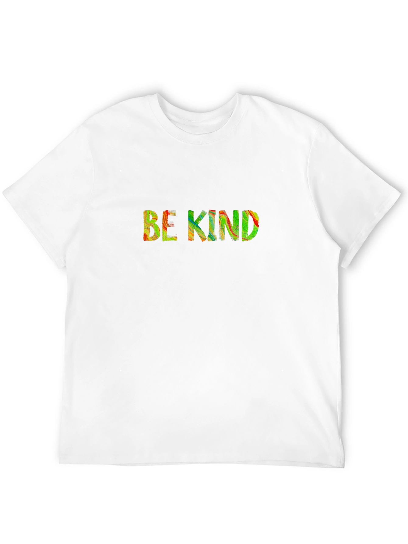Be Kind Graphic Tee - Black Cotton Casual T-Shirt