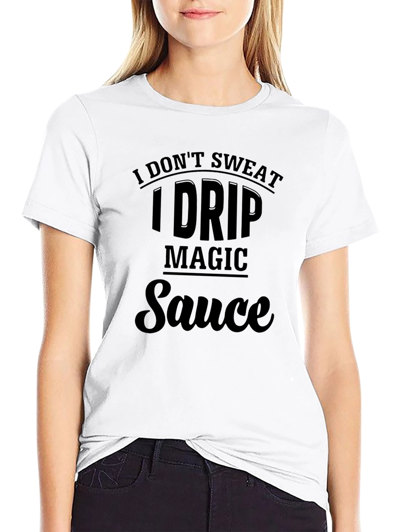 I Drip Magic Sauce Graphic Tee - Black