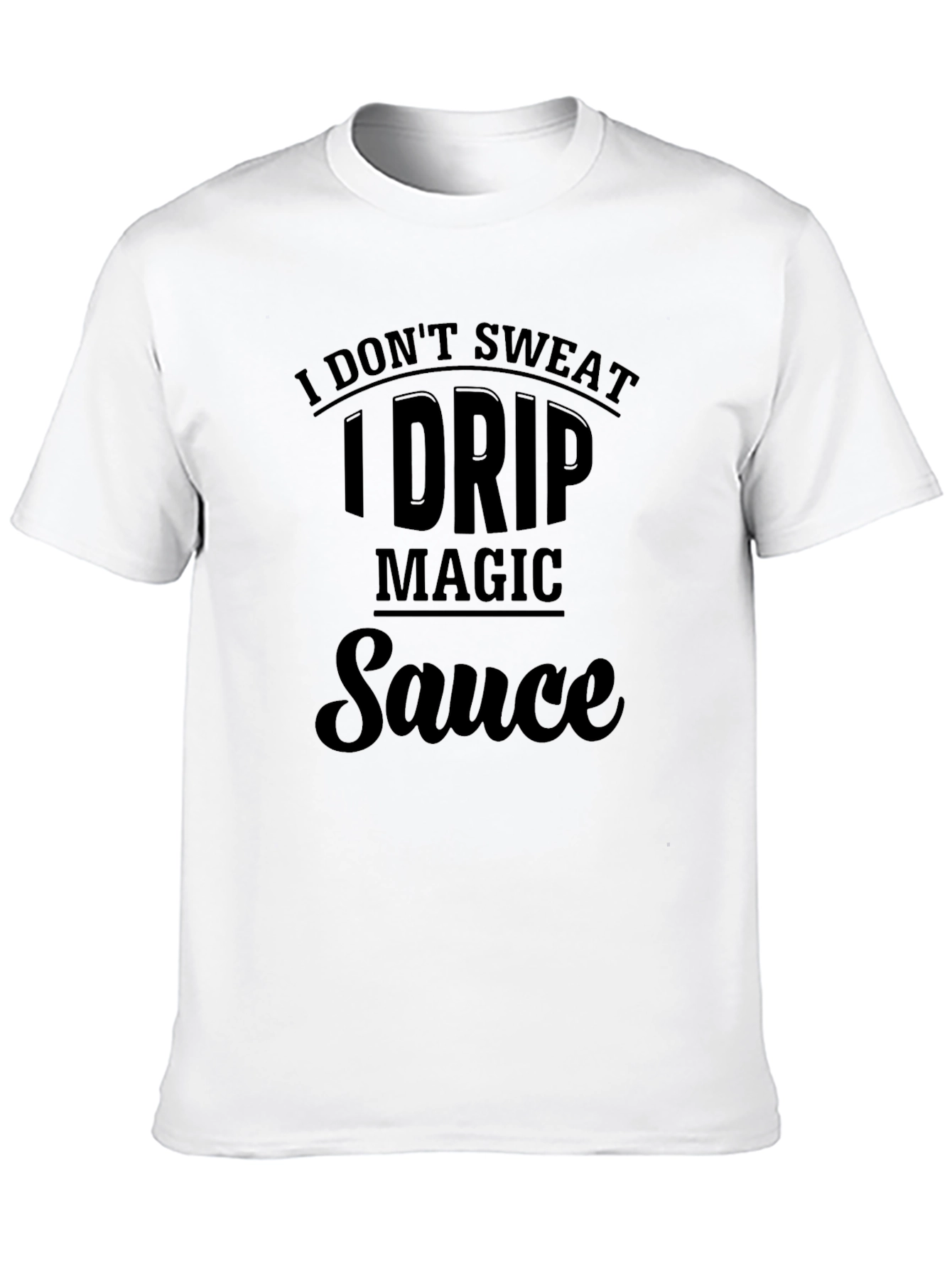 I Drip Magic Sauce Graphic Tee - Black