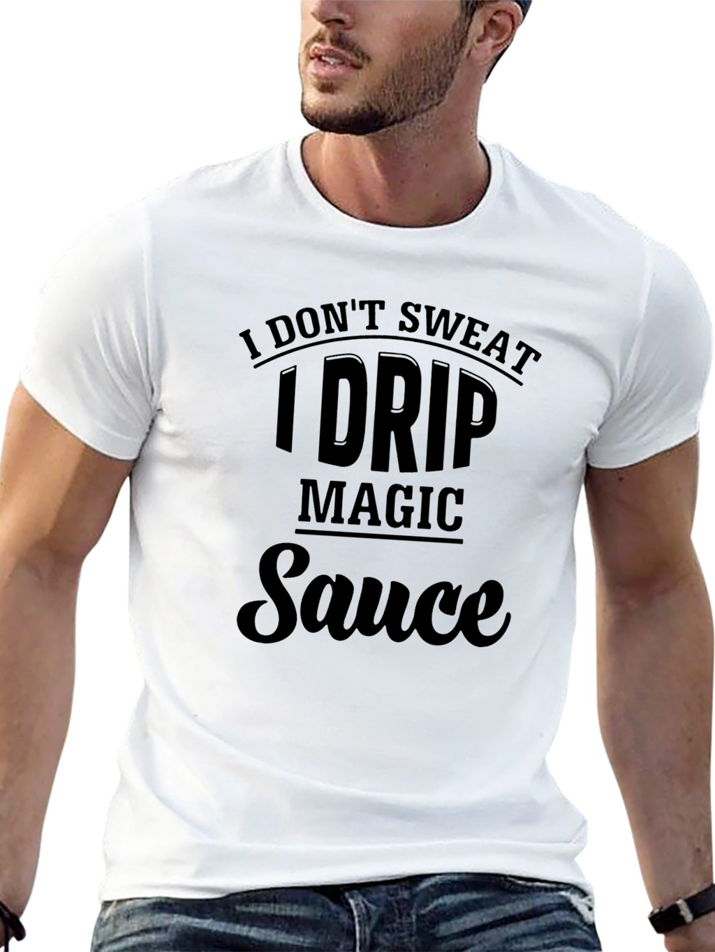I Drip Magic Sauce Graphic Tee - Black