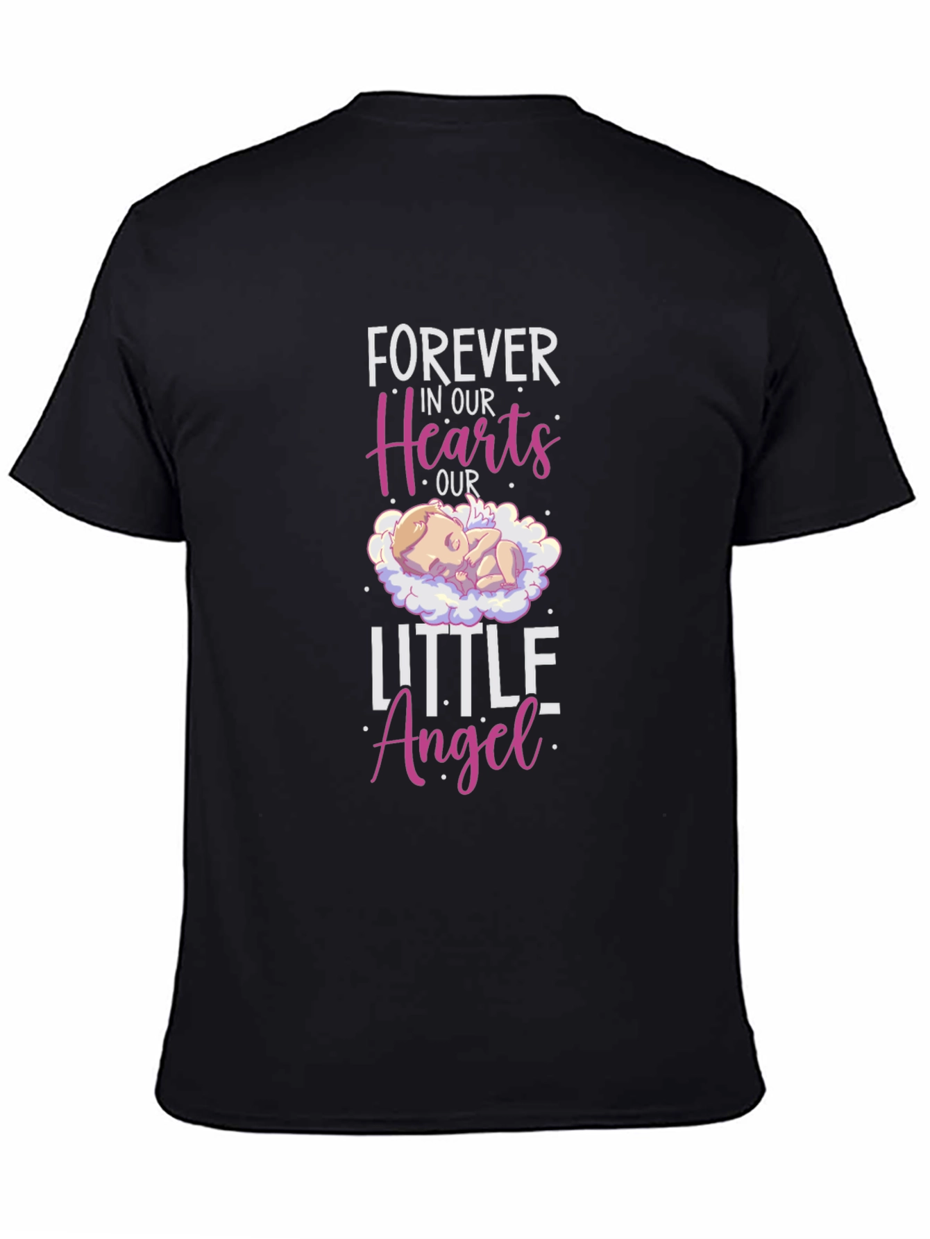 Forever In Our Hearts Little Angel Memorial T-Shirt