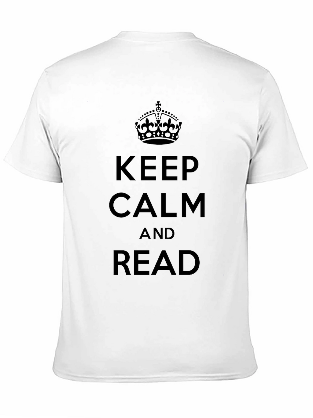 Keep Calm and Read Black T-Shirt