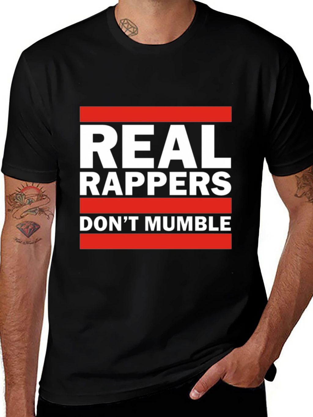 Real Rappers T-Shirt - Anti-Mumble Rap Tee