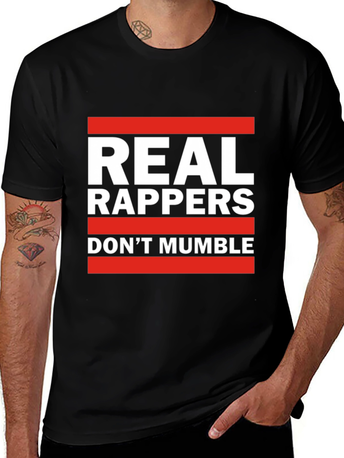 Real Rappers T-Shirt - Anti-Mumble Rap Tee