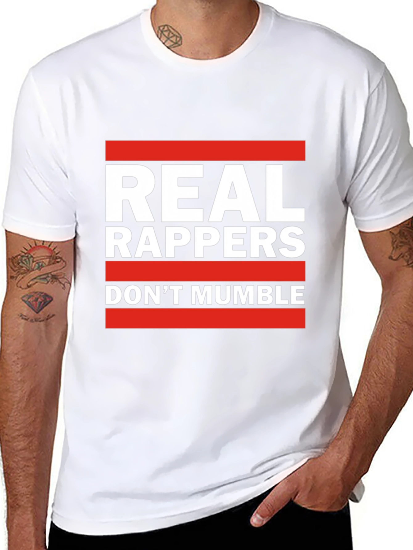 Real Rappers T-Shirt - Anti-Mumble Rap Tee
