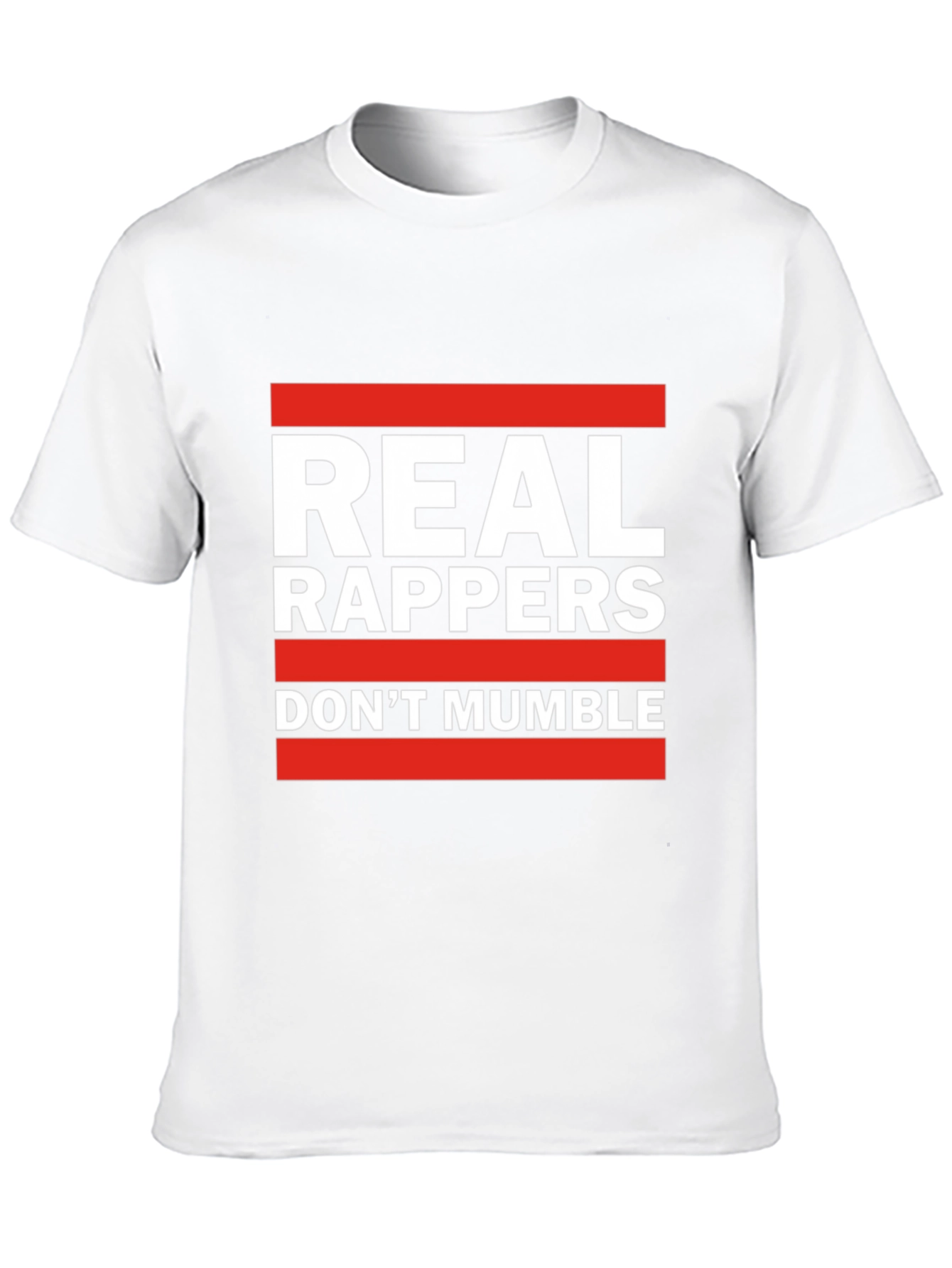 Real Rappers T-Shirt - Anti-Mumble Rap Tee