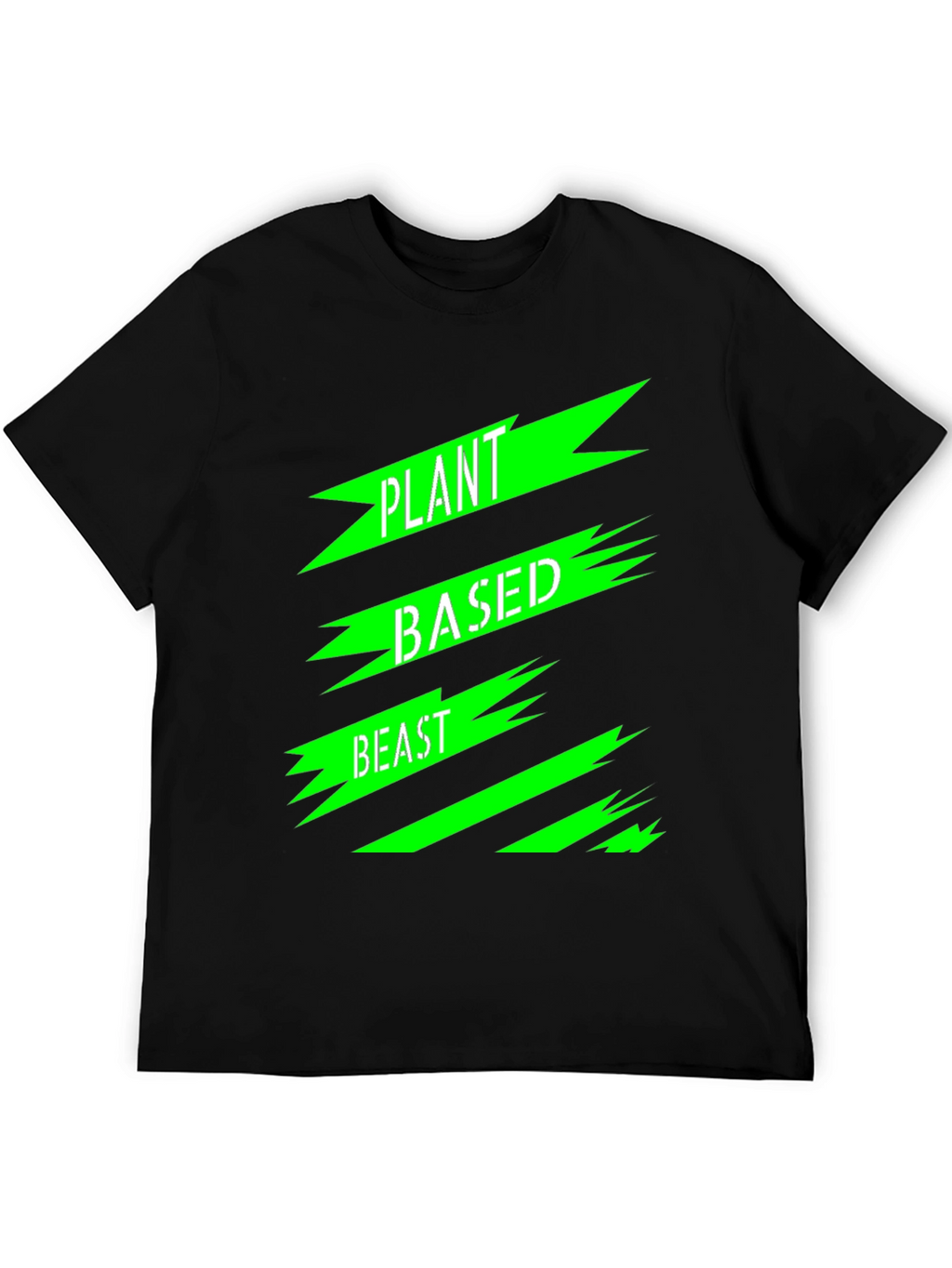 Plant Based Beast Graphic T-Shirt - Black