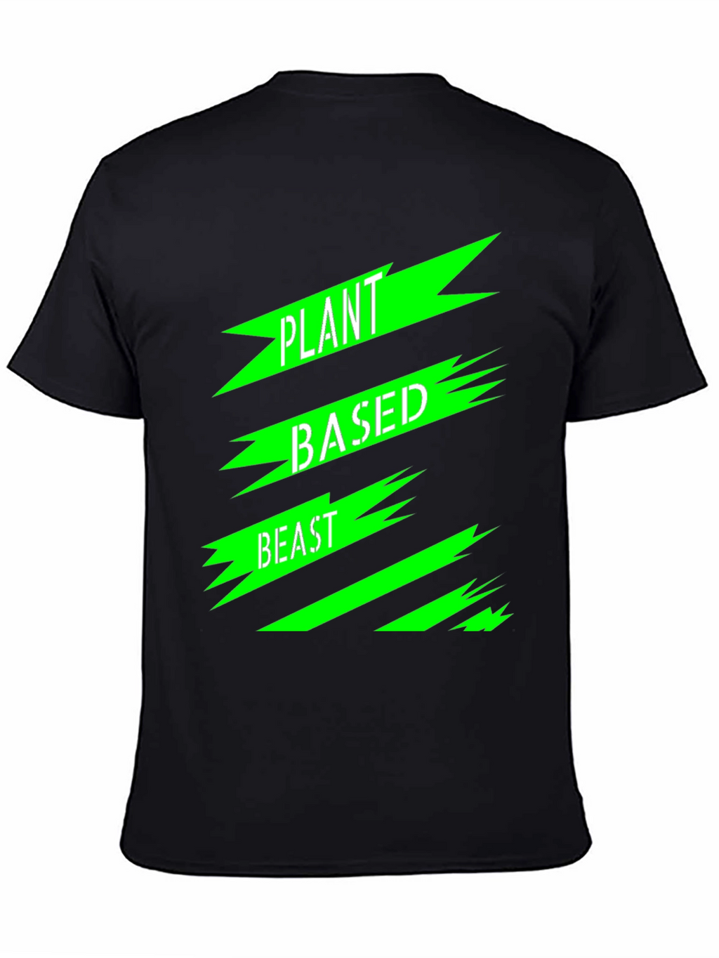 Plant Based Beast Graphic T-Shirt - Black