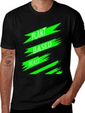 Plant Based Beast Graphic T-Shirt - Black