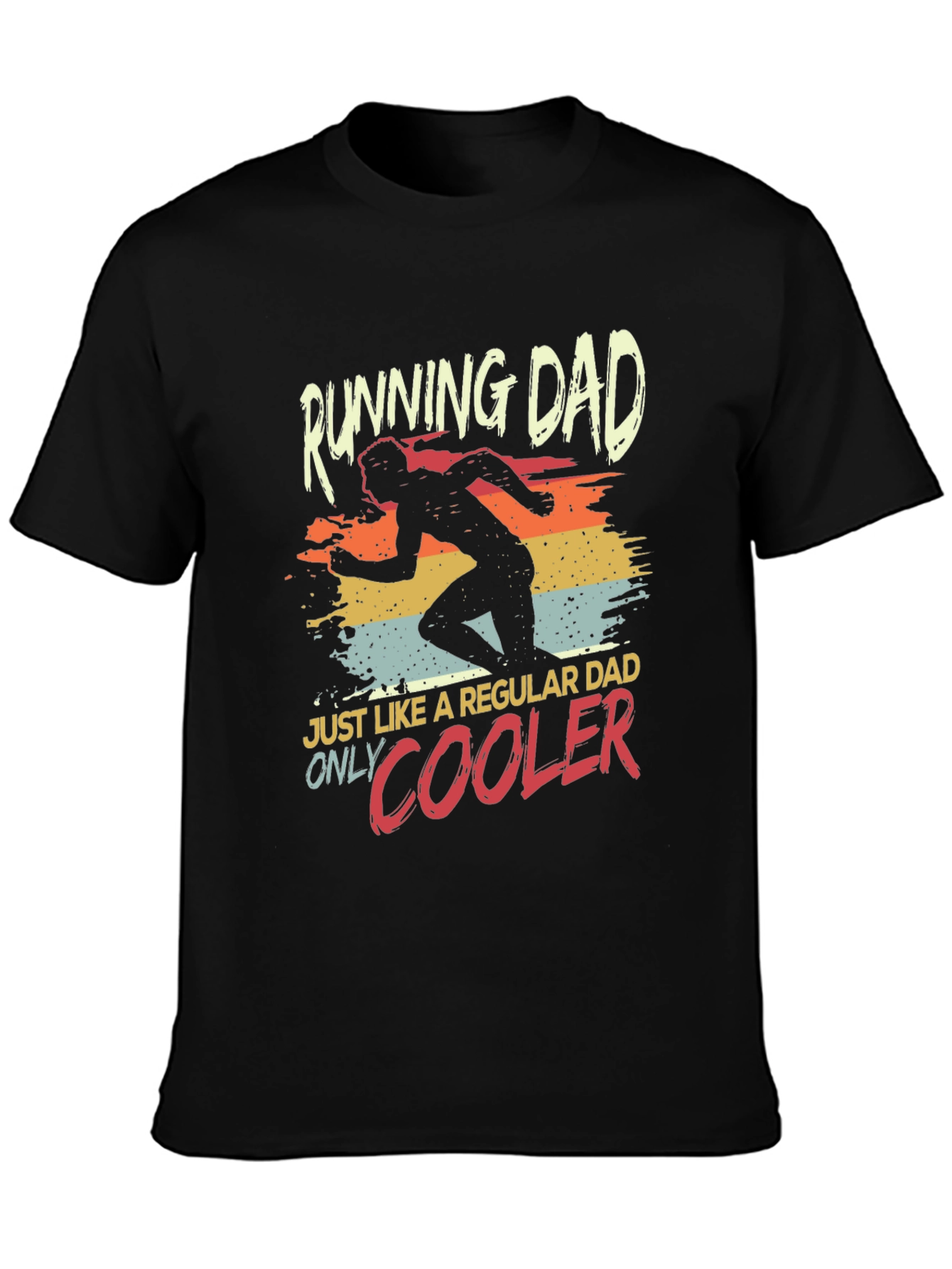 Running Dad T-Shirt - Cool Dad Design