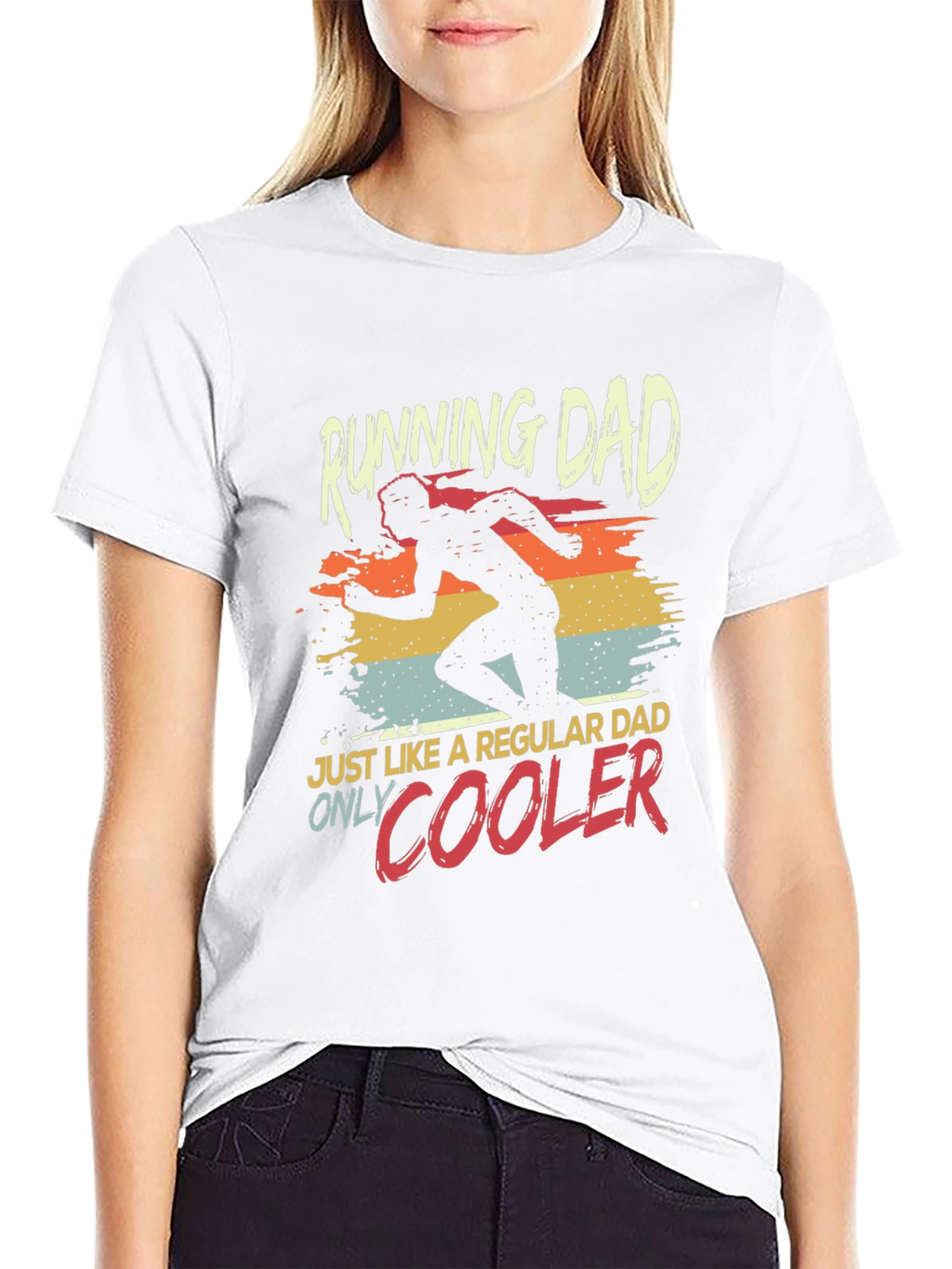 Running Dad T-Shirt - Cool Dad Design