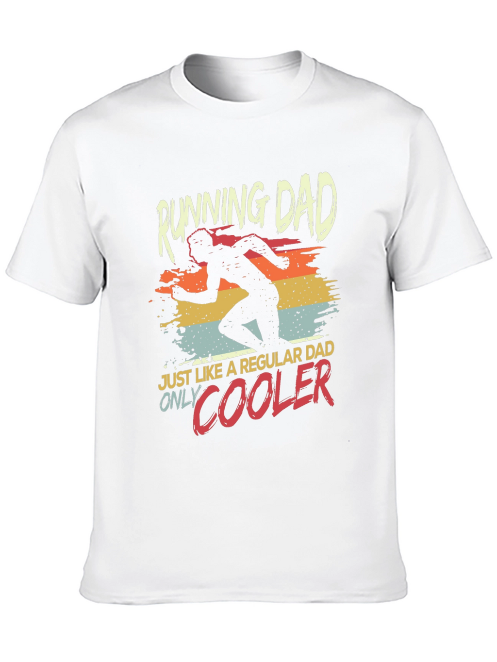 Running Dad T-Shirt - Cool Dad Design