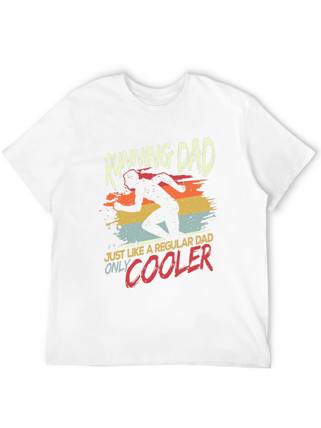 Running Dad T-Shirt - Cool Dad Design