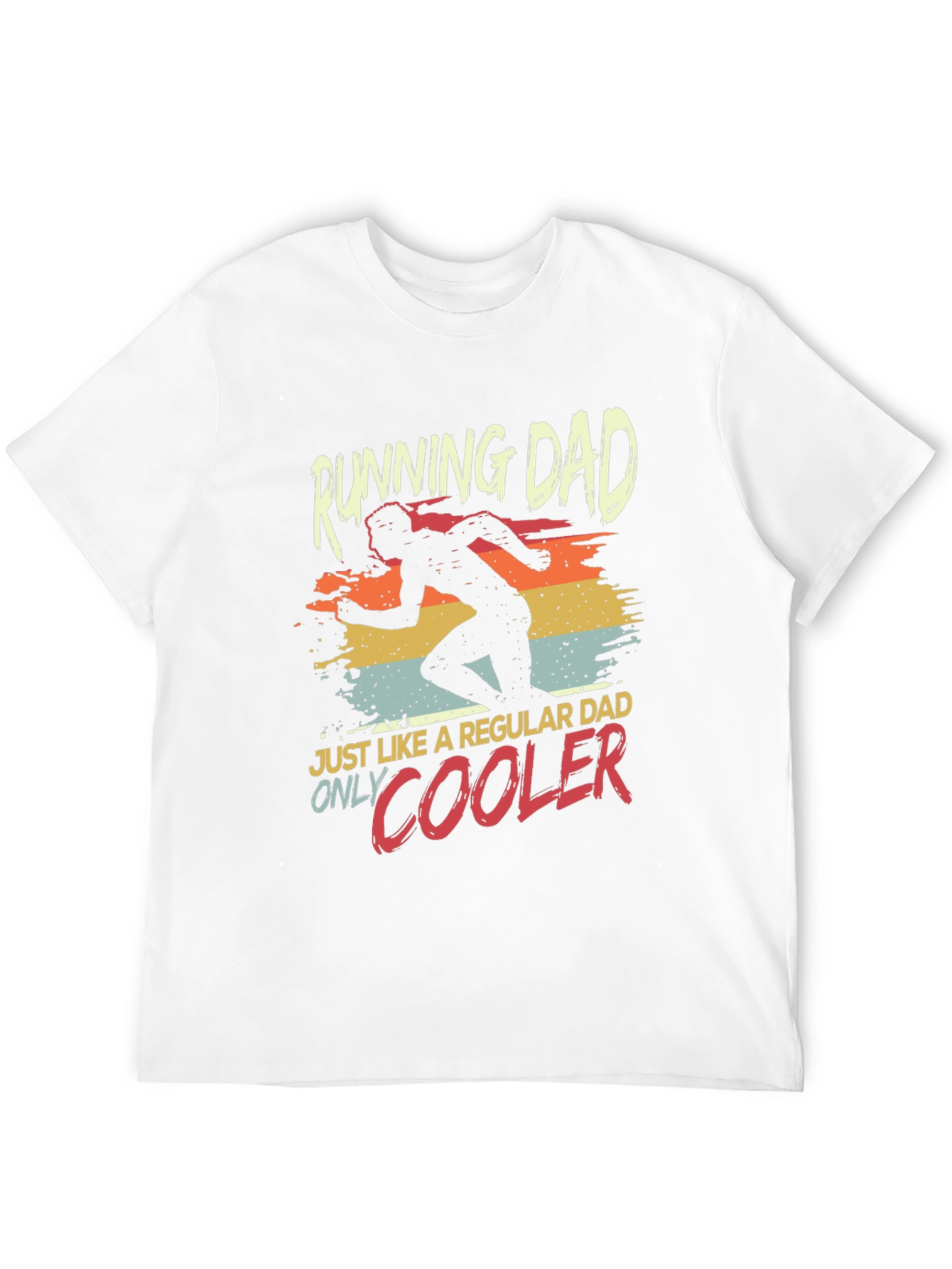 Running Dad T-Shirt - Cool Dad Design