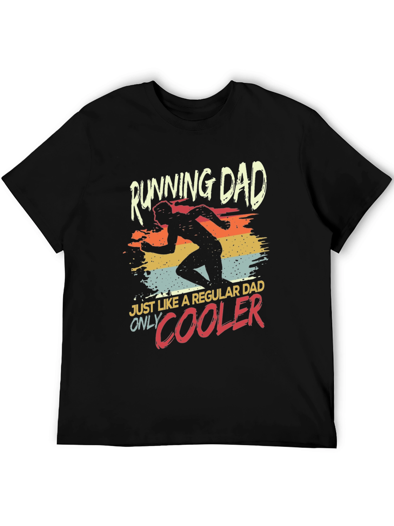 Running Dad T-Shirt - Cool Dad Design