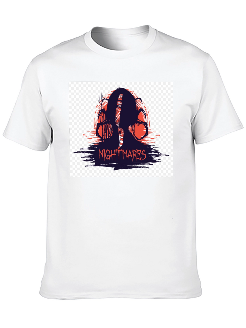 Nightmares Graphic T-Shirt - Black Horror Tee