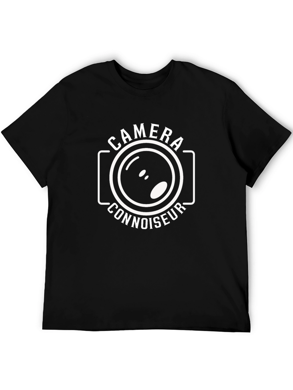 Camera Connoisseur Graphic T-Shirt - Black